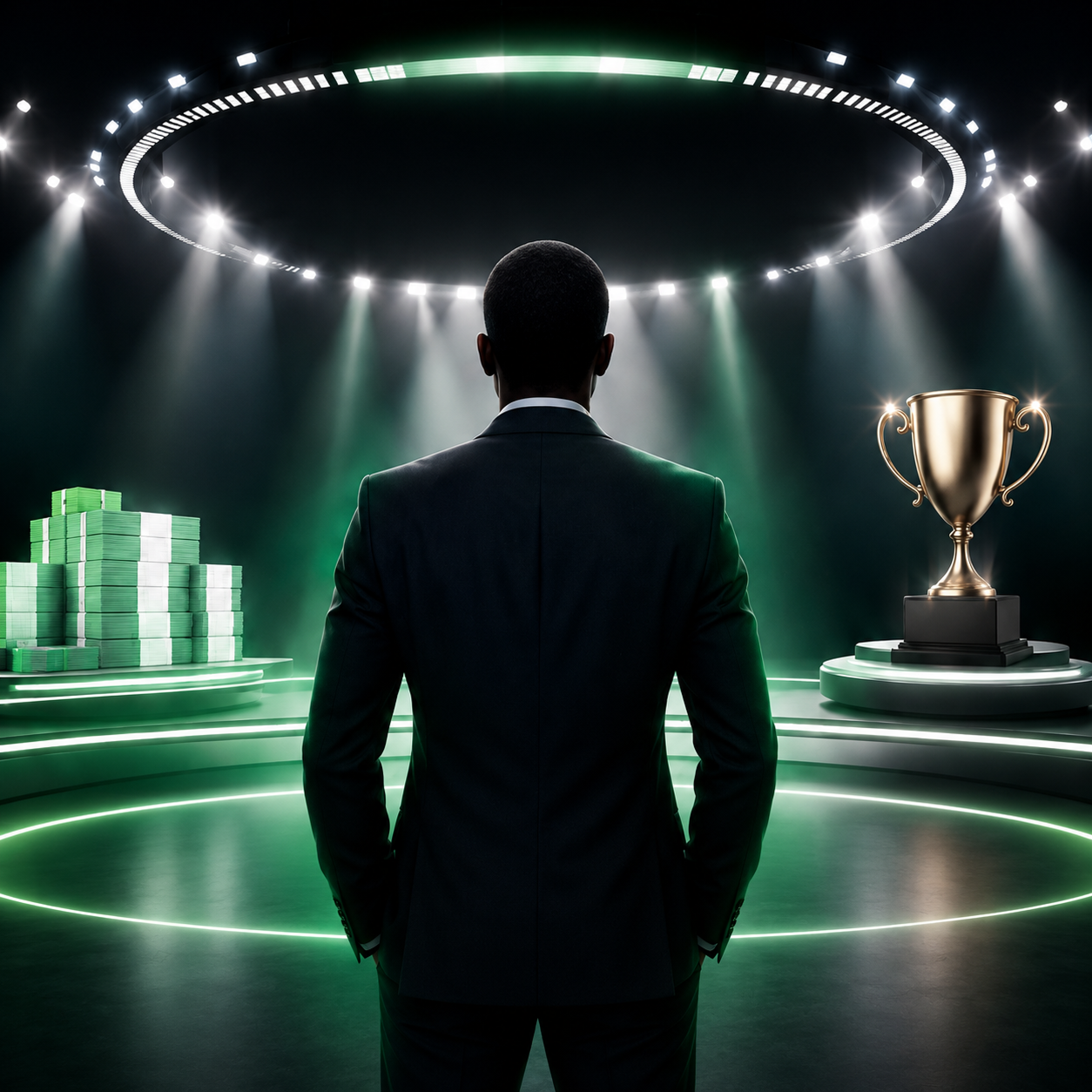 Top prize contestant scene